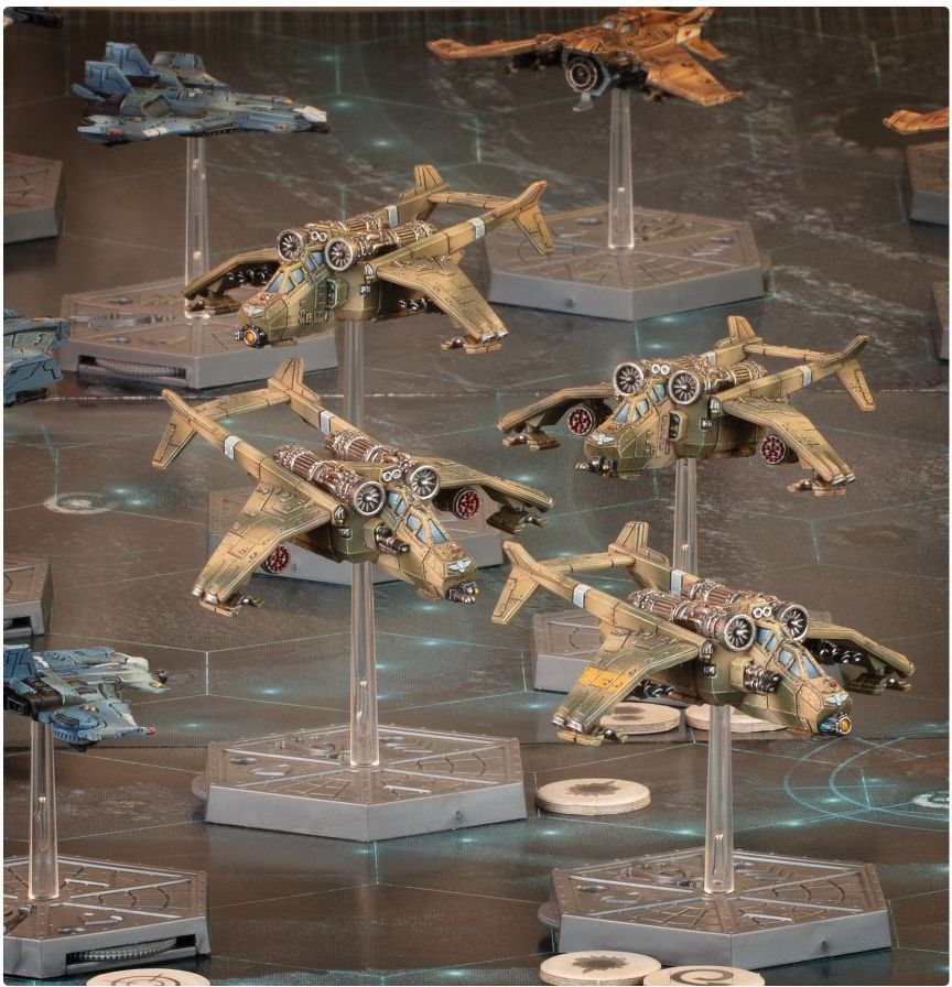 Games Workshop Aeronautica Imperialis: Astra Militarum Valkyrie Assault Carriers - obrázek 2