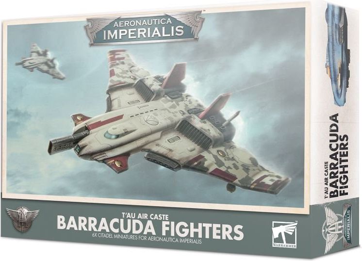 Games Workshop Aeronautica Imperialis: T'au Air Caste Barracuda Fighters - obrázek 1