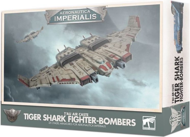 Games Workshop Aeronautica Imperialis: T'au Air Caste Tiger Shark Fighter-Bombers - obrázek 1
