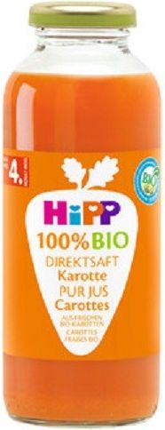 HiPP 100% BIO JUICE Karotková šťáva 330ml - obrázek 1