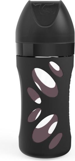 Kojenecká láhev skleněná 260 ml Twistshake Anti-Colic Černá 2019 - obrázek 1