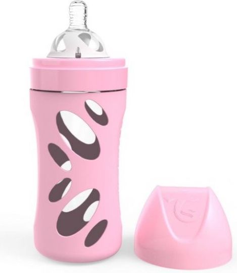 Kojenecká láhev skleněná 260 ml Twistshake Anti-Colic Černá 2019 - obrázek 2