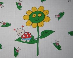 Osuška plenová potisk - BERUŠKA - Libštátské závody - 90x100cm - obrázek 1