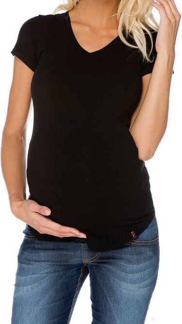 My Tummy Těhotenské tričko "Basic" černé Velikost: XL - obrázek 1
