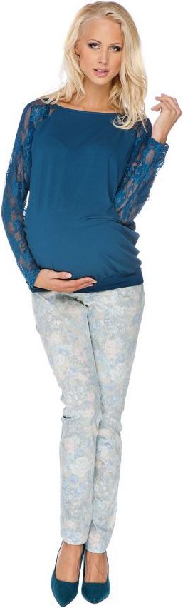 My Tummy Těhotenský top "Ellie" petrolejový Velikost: L - obrázek 3