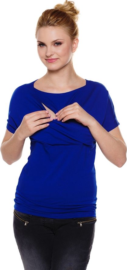 My Tummy Kojíci halenka "Wrap" Barva: Royal modrá, Velikost: XL - obrázek 1