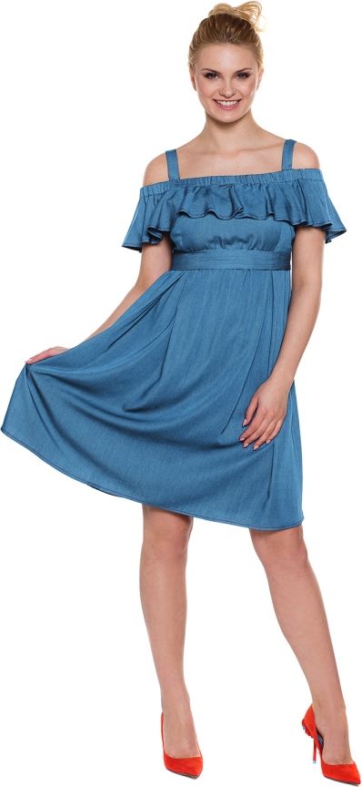 My Tummy Multifunkční šaty Nancy denim Velikost: M - obrázek 4