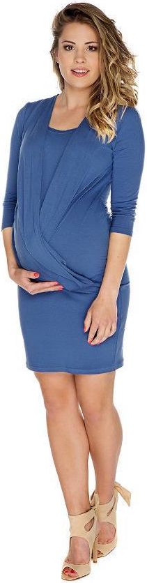 My Tummy Těhotenské a kojící šaty "Linda" denim modré Velikost: XL - obrázek 1