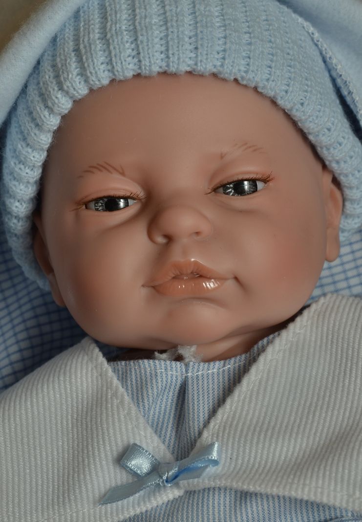 Realistické miminko - chlapeček - Bedříšek se zajíčkem od firmy Lamagik - obrázek 1