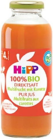 HiPP 100% BIO JUICE Ovocná šťáva s karotkou 330ml - obrázek 1