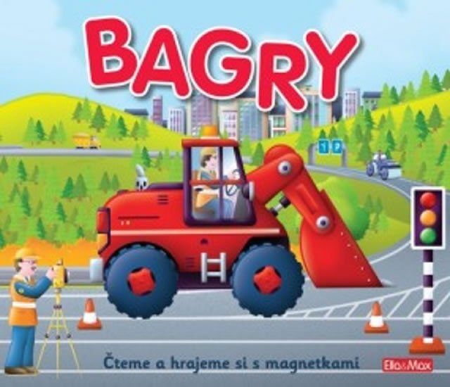Bagry - Knížka s magnetkami - obrázek 1
