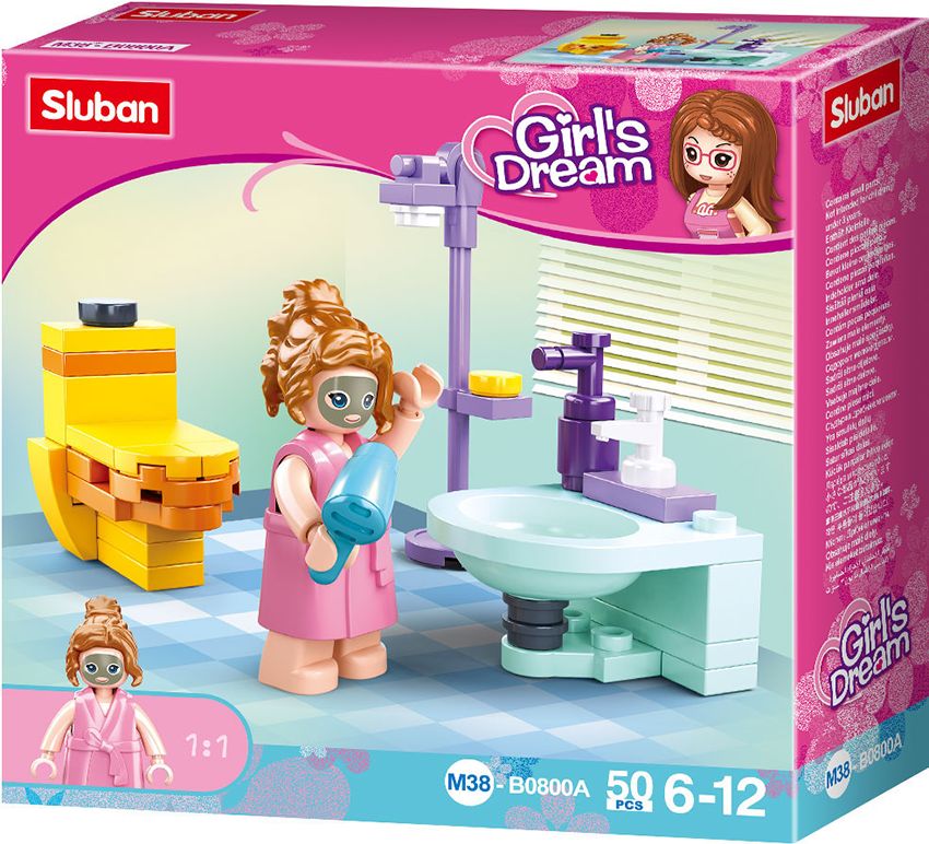 Sluban Girls Dream M38-B0800A Koupelna - obrázek 1