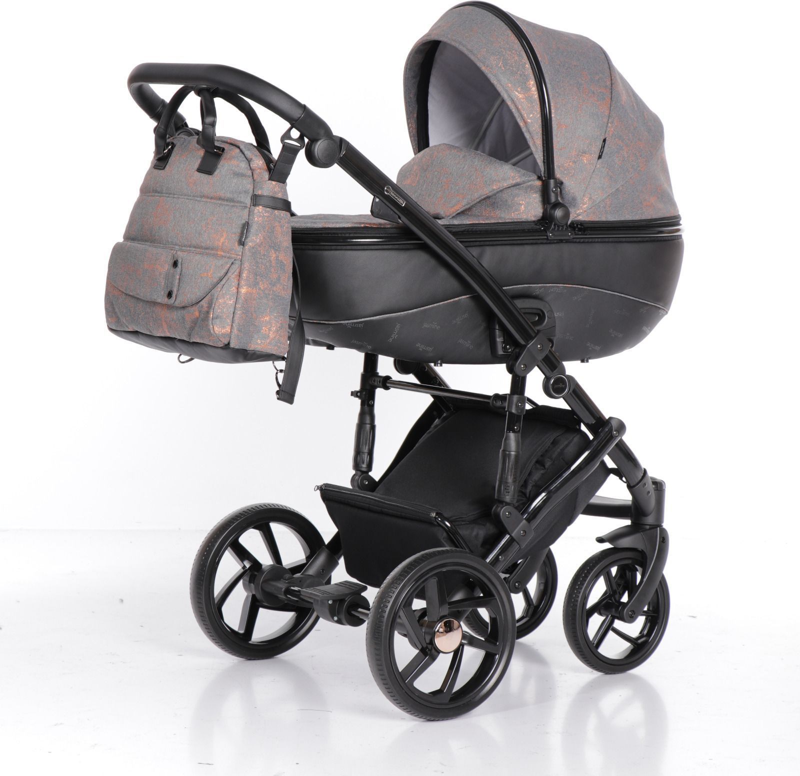 Jasmine Bennetta Soft 13 Copper odpružený kočárek - obrázek 1