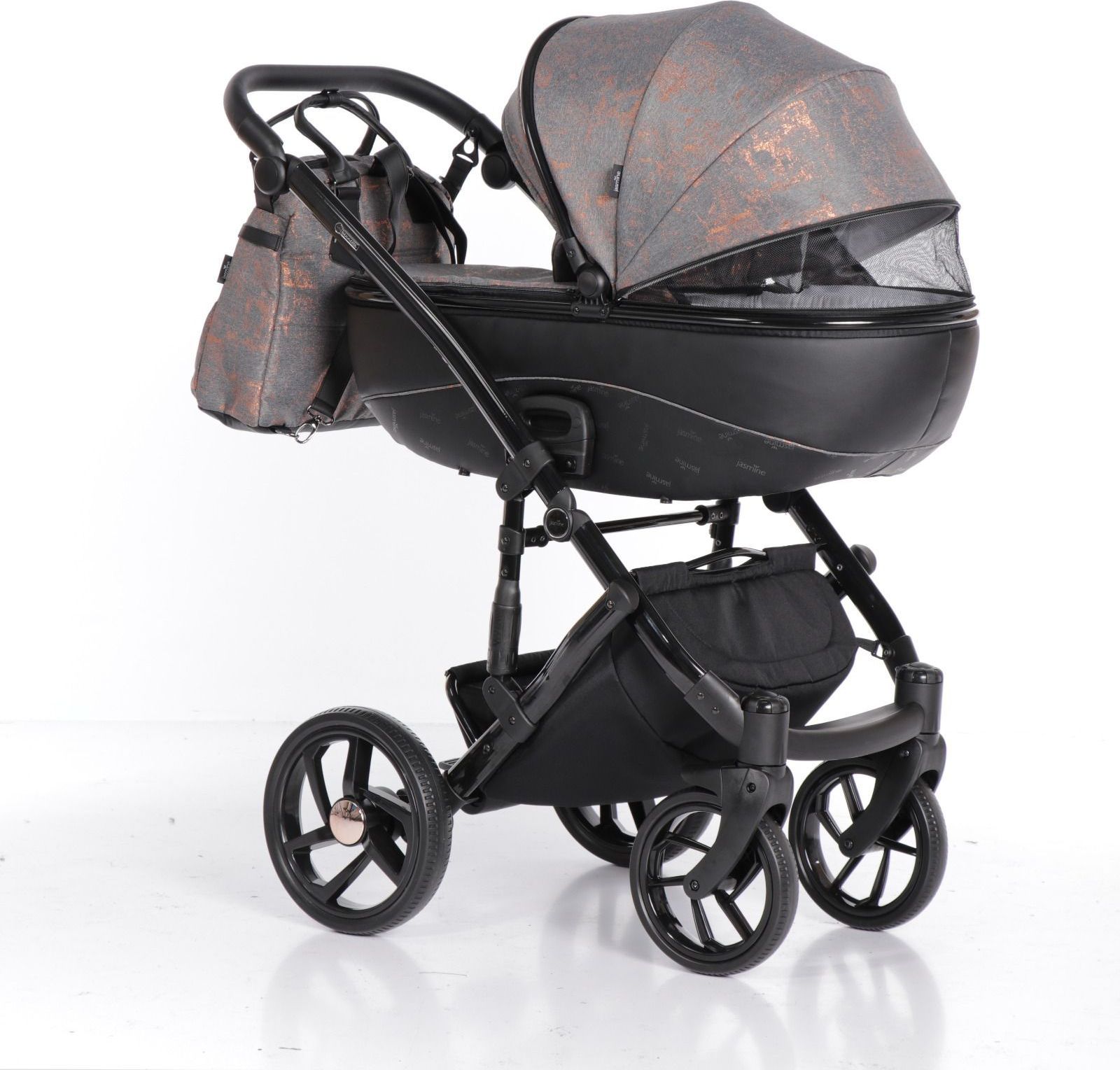 Jasmine Bennetta Soft 13 Copper odpružený kočárek - obrázek 6