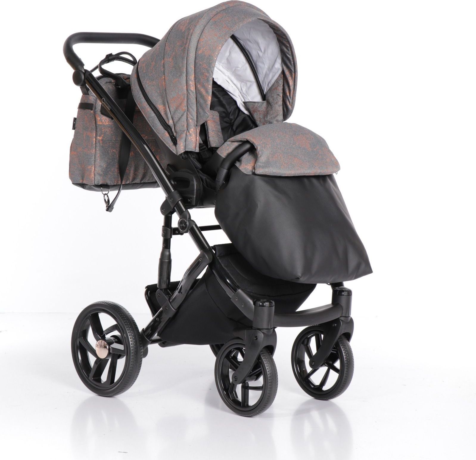 Jasmine Bennetta Soft 13 Copper odpružený kočárek - obrázek 8