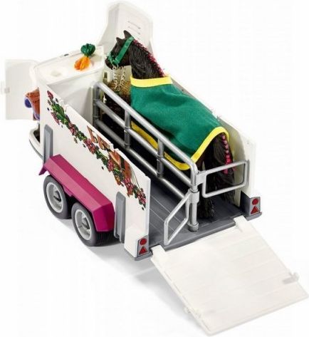 SCHLEICH 42346 Pick-up s přívěsem a koněm - obrázek 3
