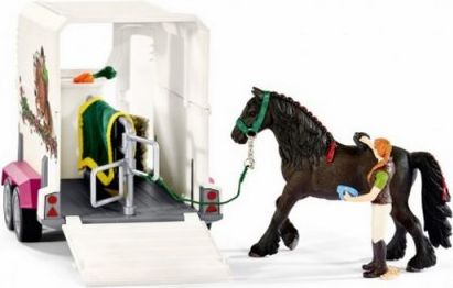 SCHLEICH 42346 Pick-up s přívěsem a koněm - obrázek 4