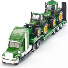 SIKU Farmer 1837 Tahač s podvalníkem a traktory John Deere 1:87 - obrázek 2