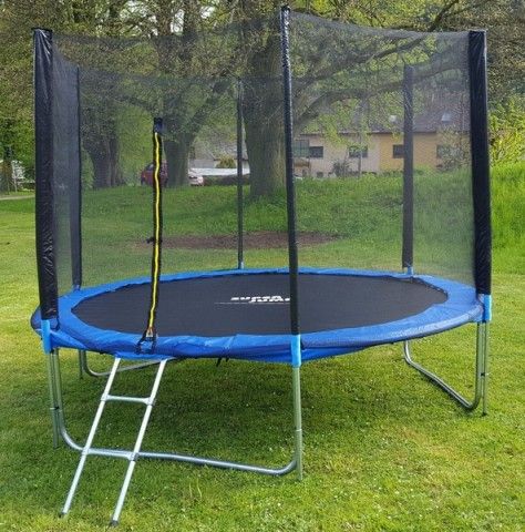 SuperJump Trampolína 305 cm + ochranná síť + žebřík - obrázek 2