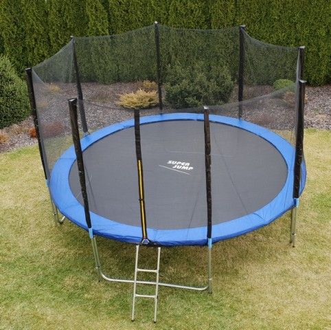 SuperJump Trampolína 366 cm + ochranná síť + žebřík - obrázek 1
