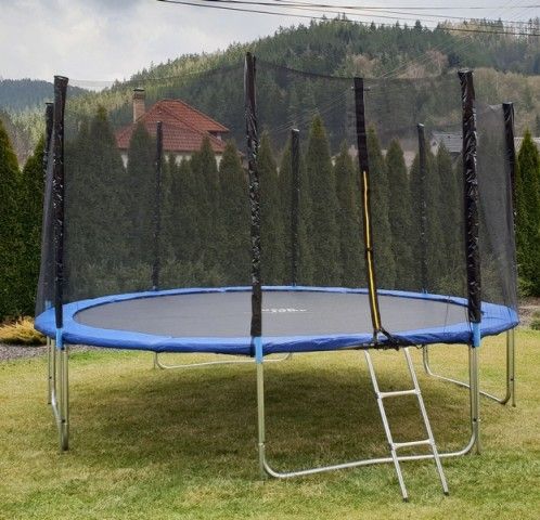 SuperJump Trampolína 366 cm + ochranná síť + žebřík - obrázek 3
