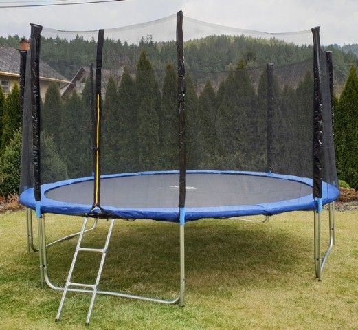 SuperJump Trampolína 366 cm + ochranná síť + žebřík - obrázek 4