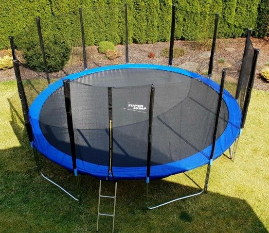 SuperJump Trampolína 500 cm + ochranná síť + žebřík - obrázek 1