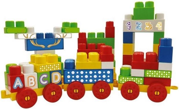 DOLU Velké kostky v plastovém pytli 70ks - obrázek 1