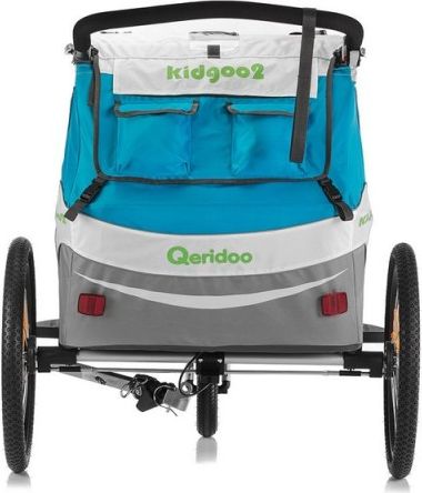 Vozík za kolo - Qeridoo KidGoo 2 2017 zelený - obrázek 4