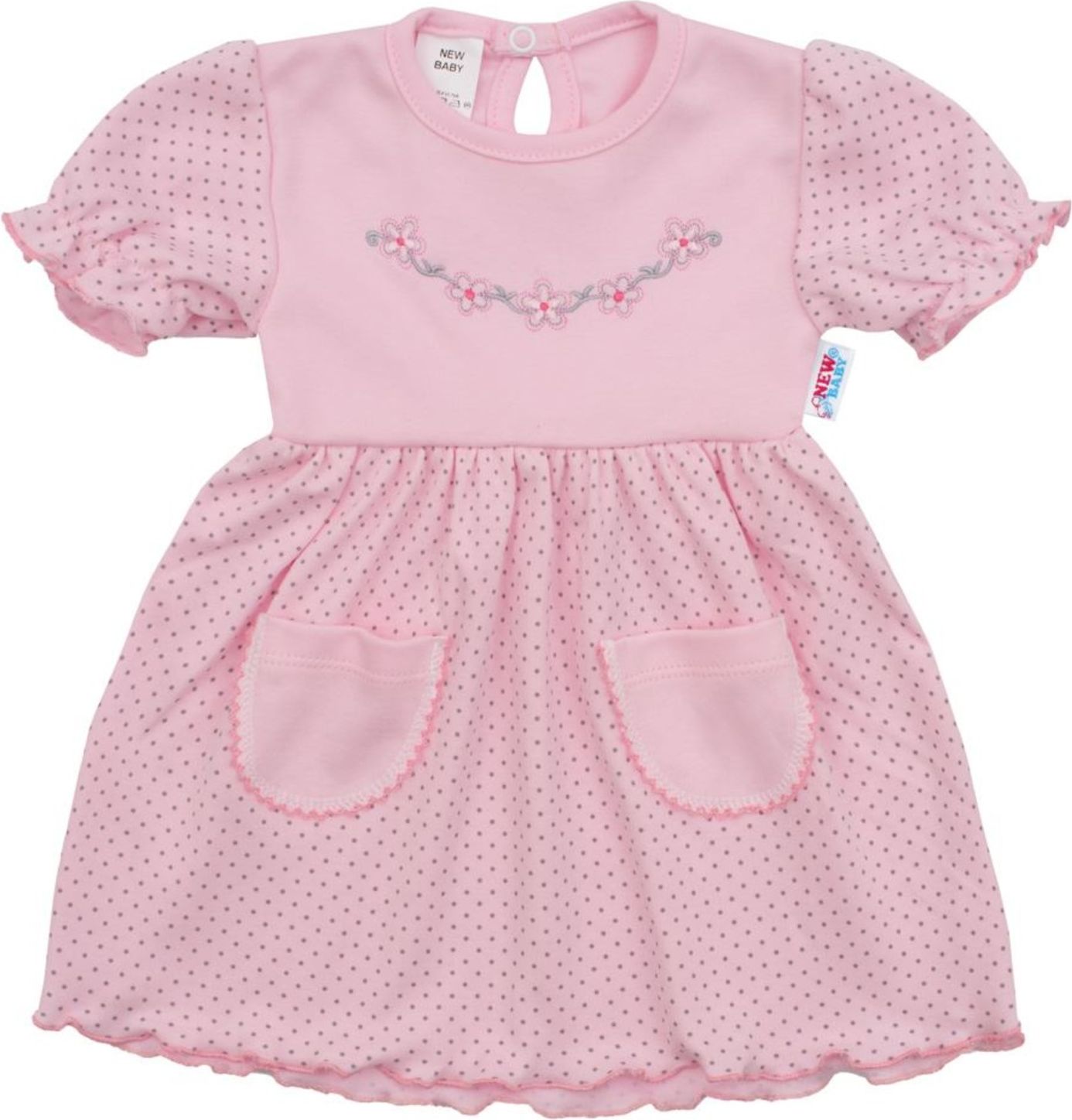 Kojenecké šatičky s krátkým rukávem New Baby Summer dress - Kojenecké šatičky s krátkým rukávem New Baby Summer dress - obrázek 1
