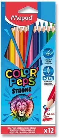 Pastelky Maped Color'Peps Strong 12 barev - obrázek 1