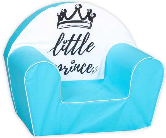 Baby Nellys Dětské křesílko LUX Little Prince, modré - obrázek 1