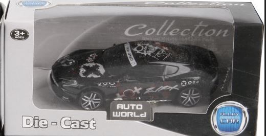Auto na natažení - světlo/zvuk barva auta: černá - obrázek 1