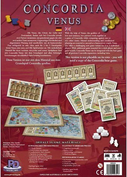 PD-Verlag Concordia Venus - Expansion for Concordia - EN/DE - obrázek 2