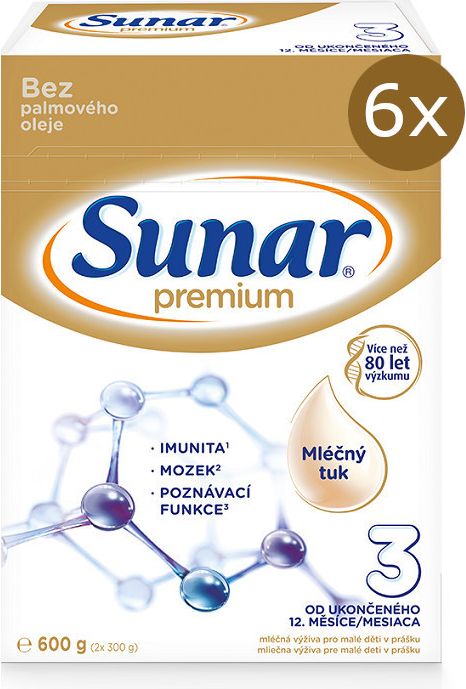 Sunar Premium 3 600g - nový - balení 6 ks - obrázek 1