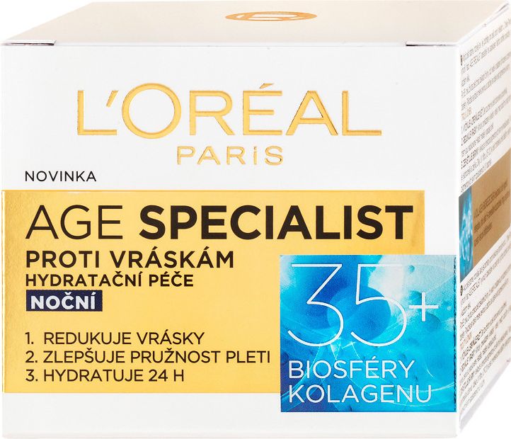 L´Oréal Paris Age Specialist 35+ noční krém proti vráskám 50ml - obrázek 1