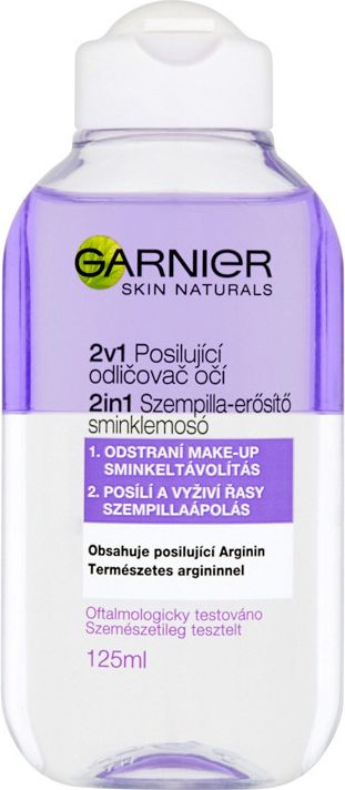 Garnier Skin Naturals posilující odličovač očí 2v1 125ml - obrázek 1