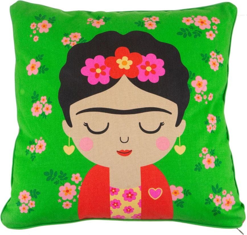 Sass & Belle Boho dekorativní bavlněný polštář Frida 37x37 - obrázek 1