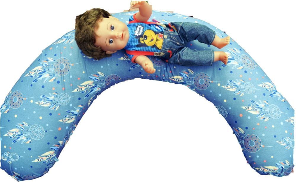 KHC Kojící těhotenský relaxační polštář Miki Obrovský 240 cm Lapače snů Pratelný potah 12 barevných variant - obrázek 1