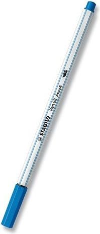 Fix Stabilo Pen 68 Brush tmavě modrá - obrázek 1
