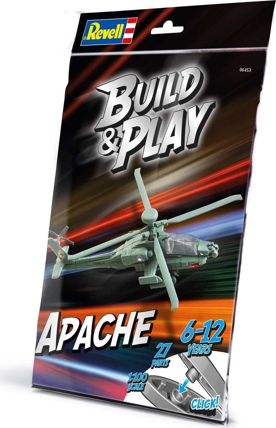REVELL Build & Play vrtulník 06453 - AH-64 Apache (1:100) - obrázek 1