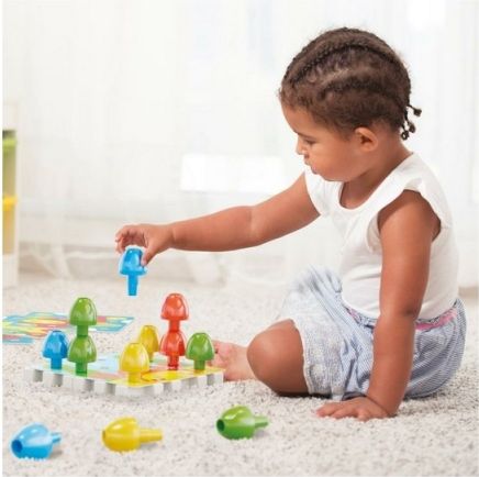 Jumbo Peggy jumbo pegs & pegboard – mozaika s velkými kolíčky 16 ks - obrázek 5