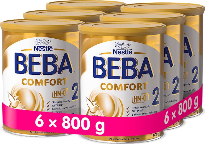 6x BEBA COMFORT 2 HM-O (800 g) - kojenecké mléko - obrázek 1