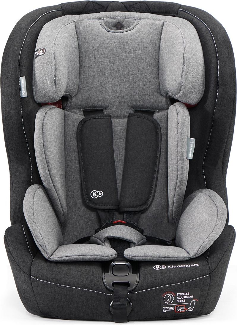 Autosedačka Kinderkraft Safety-Fix Black-Grey 2019 - obrázek 2