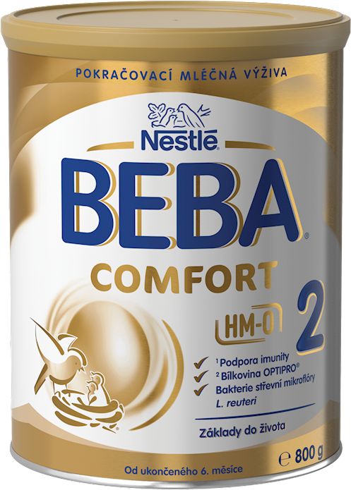 3x BEBA COMFORT 2 HM-O (800 g) - kojenecké mléko - obrázek 2