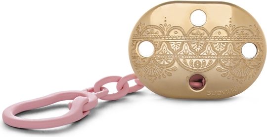 SUAVINEX Premium Klip na dudlík – růžový - obrázek 1