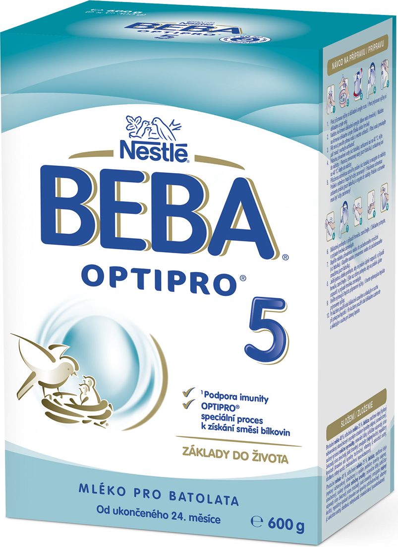 6x BEBA OPTIPRO 5 (600 g) - kojenecké mléko - obrázek 2