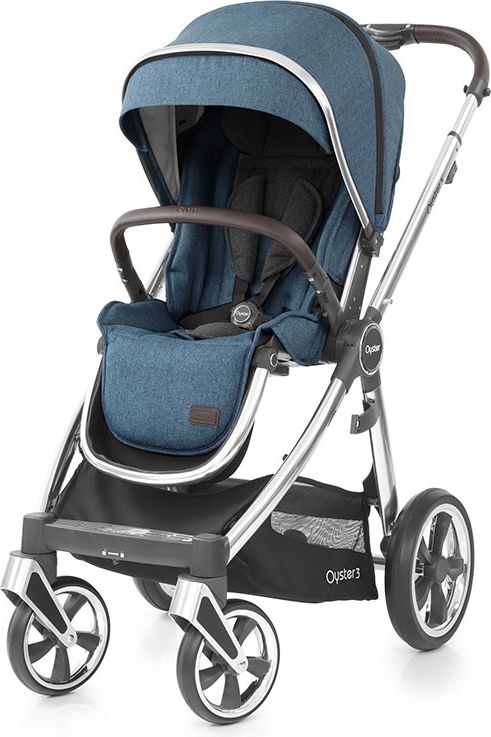 BABYSTYLE OYSTER 3 Sportovní kočárek s pláštěnkou Regatta/Mirror rám 2019 - obrázek 1