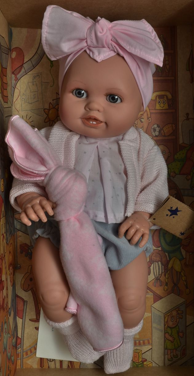 Realistié mickminko - holčička - Daniela se zoubky s růžovou mašlí  od firmy Lamagik - obrázek 1