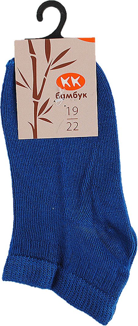 Kolev & Kolev Nízké bambusové ponožky KK modré Velikost: 19 - 22 - obrázek 1